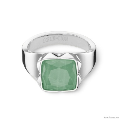 Кольцо Coeur de Lion, Green-Silver, 1200/40-0517 60